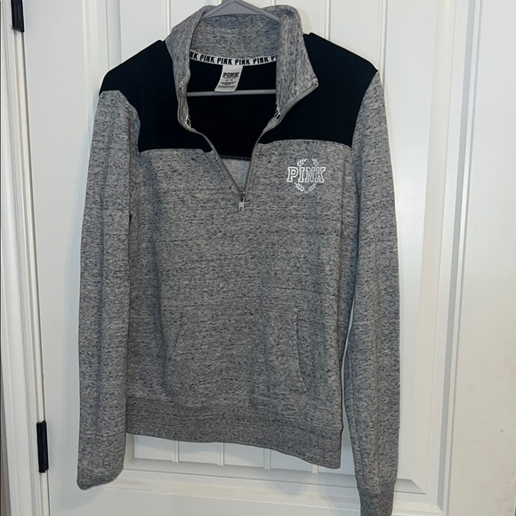 PINK Sweaters - PINK Victoria's Secret Gray and Black Women's Sweater
